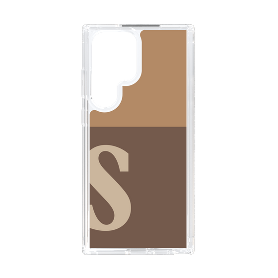 Slim Protection Case［ Original - initial two tone - S brown ］