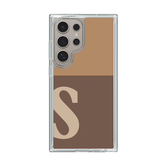 Slim Protection Case［ Original - initial two tone - S brown ］
