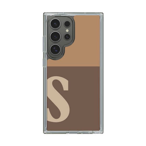 Slim Protection Case［ Original - initial two tone - S brown ］