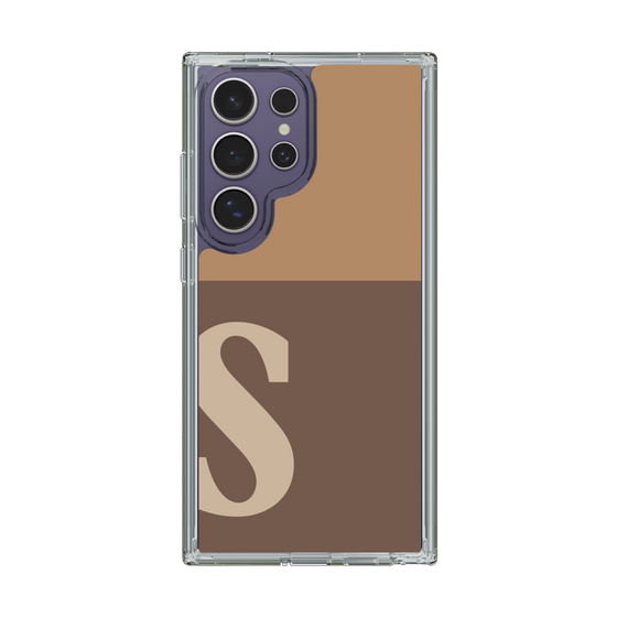 Slim Protection Case［ Original - initial two tone - S brown ］