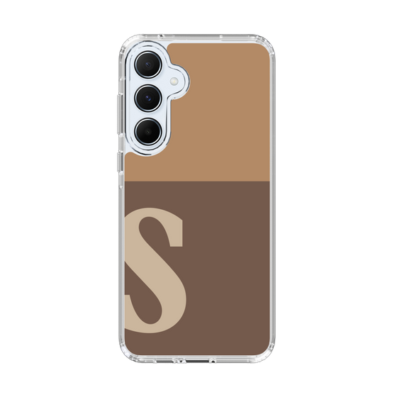 Slim Protection Case［ オリジナル - initial two tone - S brown ］