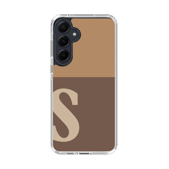 Slim Protection Case［ オリジナル - initial two tone - S brown ］