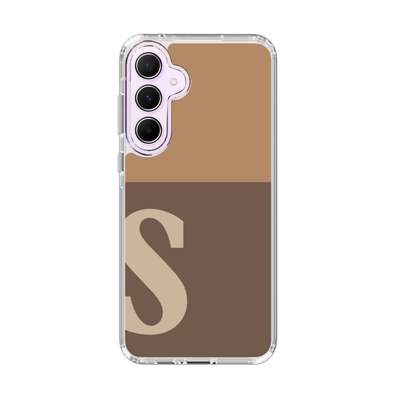 Slim Protection Case［ オリジナル - initial two tone - S brown ］