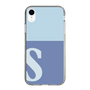 Slim Protection Case［ Original - initial two tone - S blue ］