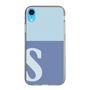 Slim Protection Case［ Original - initial two tone - S blue ］
