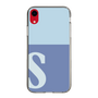Slim Protection Case［ Original - initial two tone - S blue ］