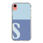Slim Protection Case［ Original - initial two tone - S blue ］