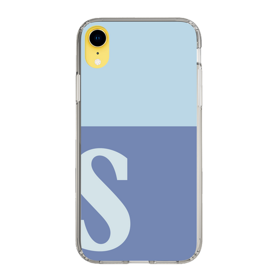 Slim Protection Case［ Original - initial two tone - S blue ］