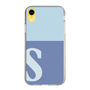 Slim Protection Case［ Original - initial two tone - S blue ］