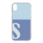 Slim Protection Case［ Original - initial two tone - S blue ］