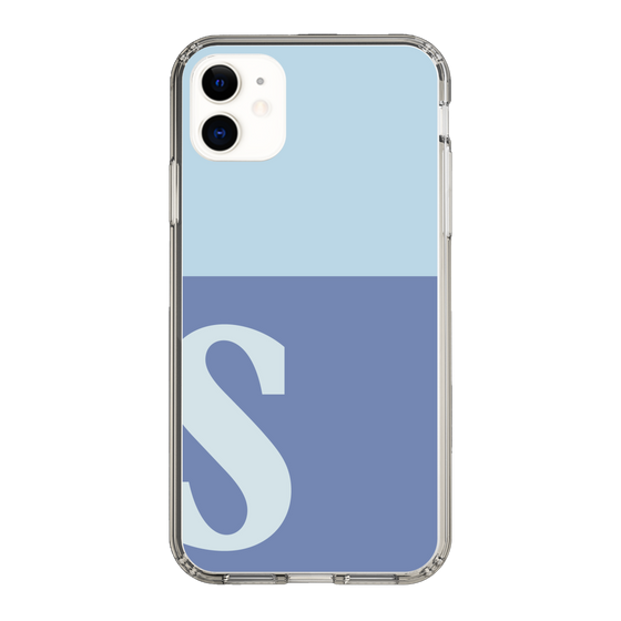 Slim Protection Case［ Original - initial two tone - S blue ］
