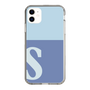 Slim Protection Case［ Original - initial two tone - S blue ］