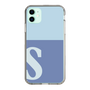 Slim Protection Case［ Original - initial two tone - S blue ］