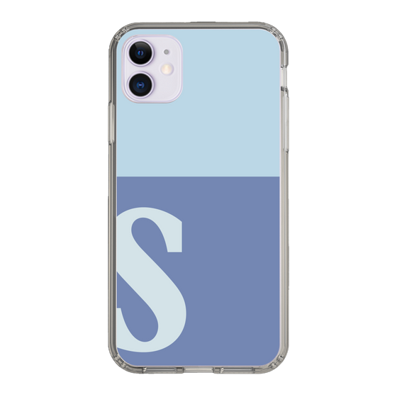 Slim Protection Case［ Original - initial two tone - S blue ］