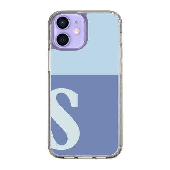 Slim Protection Case［ Original - initial two tone - S blue ］