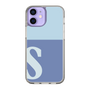 Slim Protection Case［ Original - initial two tone - S blue ］