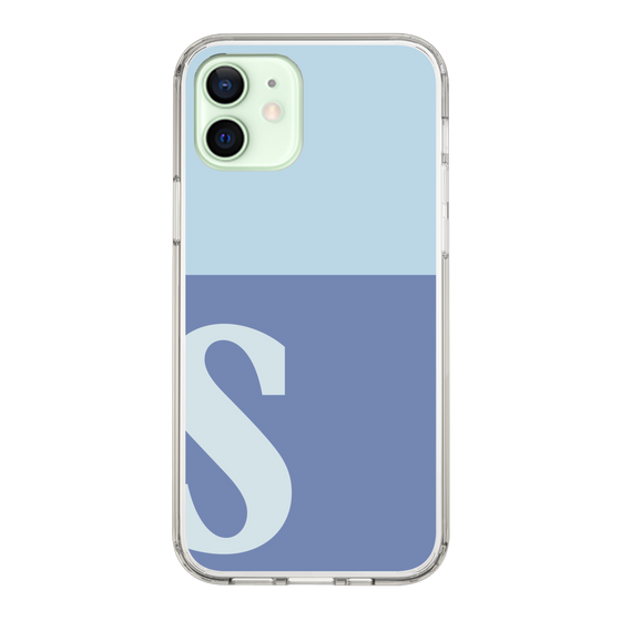 Slim Protection Case［ Original - initial two tone - S blue ］