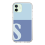Slim Protection Case［ Original - initial two tone - S blue ］