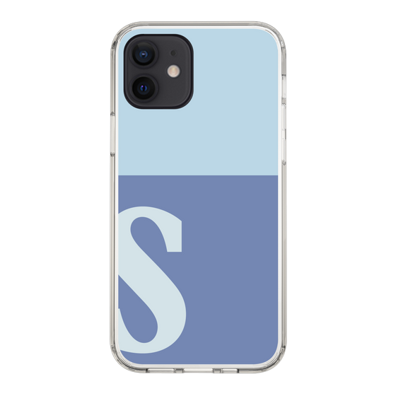 Slim Protection Case［ Original - initial two tone - S blue ］