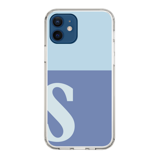 Slim Protection Case［ Original - initial two tone - S blue ］