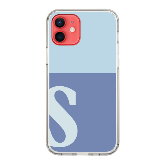 Slim Protection Case［ Original - initial two tone - S blue ］