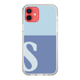 Slim Protection Case［ Original - initial two tone - S blue ］