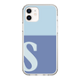 Slim Protection Case［ Original - initial two tone - S blue ］