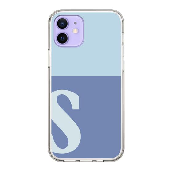 Slim Protection Case［ Original - initial two tone - S blue ］