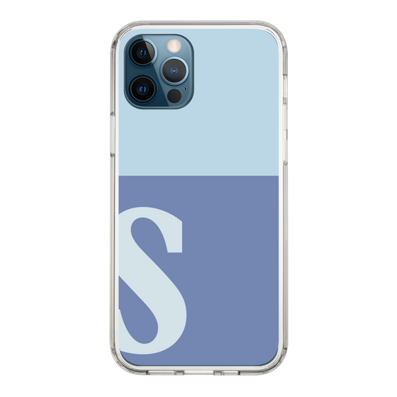 Slim Protection Case［ Original - initial two tone - S blue ］