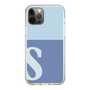 Slim Protection Case［ Original - initial two tone - S blue ］