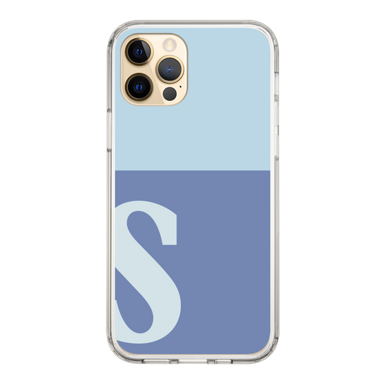 Slim Protection Case［ Original - initial two tone - S blue ］