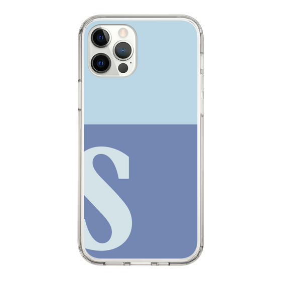 Slim Protection Case［ Original - initial two tone - S blue ］