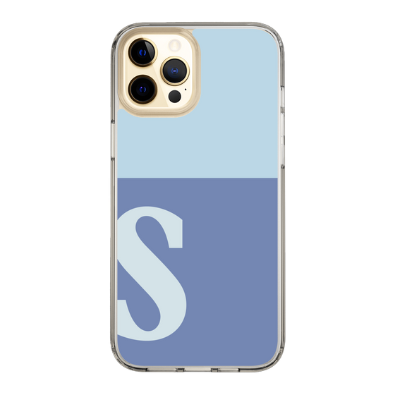 Slim Protection Case［ Original - initial two tone - S blue ］