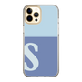 Slim Protection Case［ Original - initial two tone - S blue ］