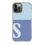 Slim Protection Case［ Original - initial two tone - S blue ］