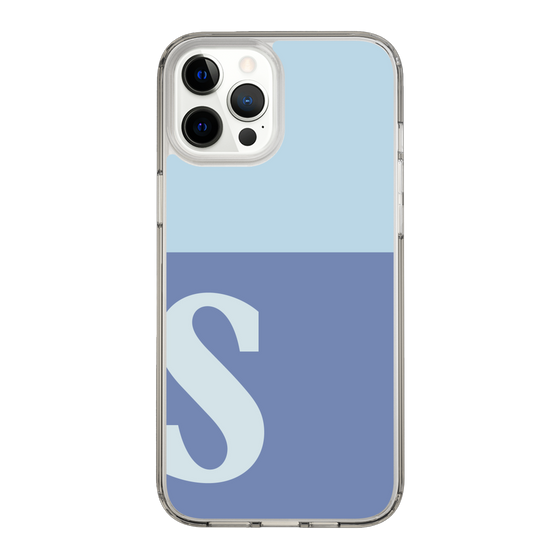 Slim Protection Case［ Original - initial two tone - S blue ］