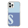 Slim Protection Case［ Original - initial two tone - S blue ］