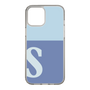 Slim Protection Case［ Original - initial two tone - S blue ］