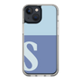 Slim Protection Case［ Original - initial two tone - S blue ］