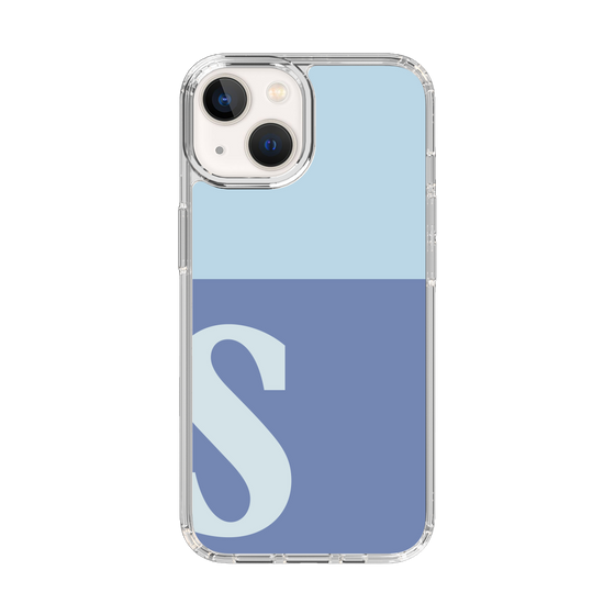 Slim Protection Case［ Original - initial two tone - S blue ］