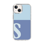 Slim Protection Case［ Original - initial two tone - S blue ］