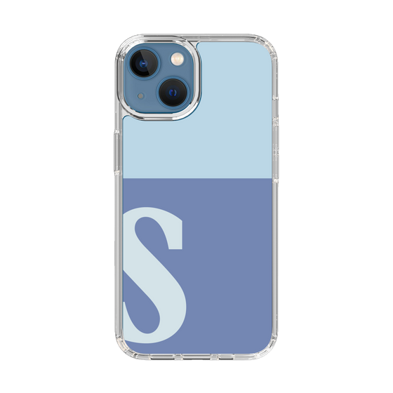 Slim Protection Case［ Original - initial two tone - S blue ］