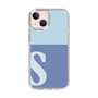 Slim Protection Case［ Original - initial two tone - S blue ］