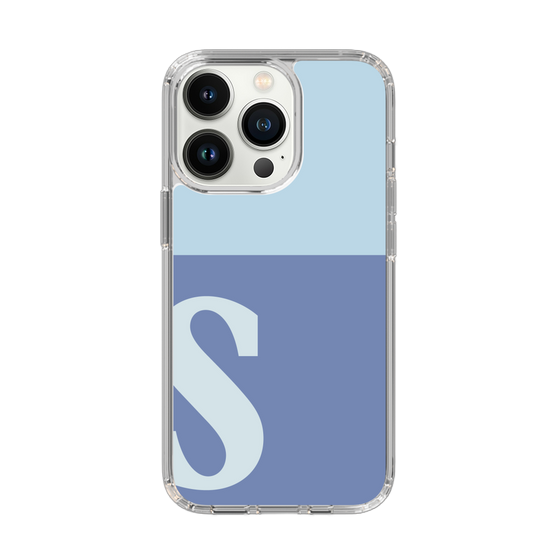 Slim Protection Case［ Original - initial two tone - S blue ］