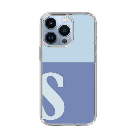 Slim Protection Case［ Original - initial two tone - S blue ］