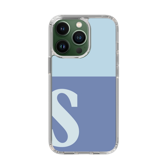 Slim Protection Case［ Original - initial two tone - S blue ］