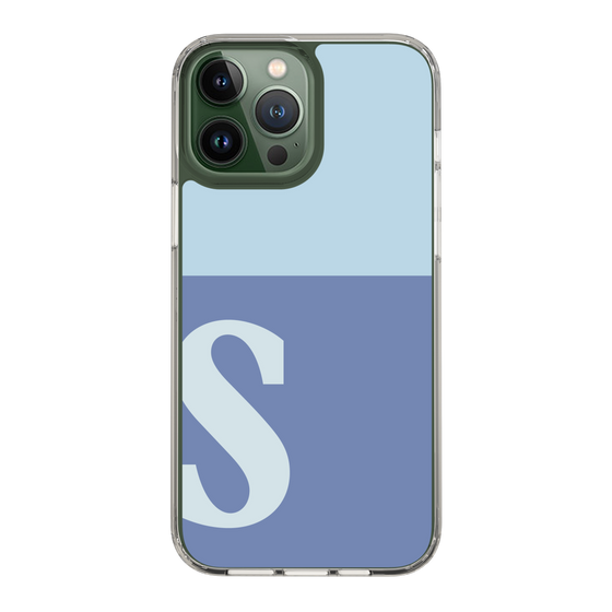 Slim Protection Case［ Original - initial two tone - S blue ］