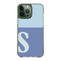 Slim Protection Case［ Original - initial two tone - S blue ］
