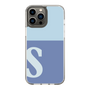 Slim Protection Case［ Original - initial two tone - S blue ］