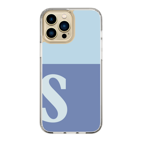 Slim Protection Case［ Original - initial two tone - S blue ］